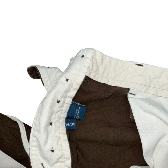 Polo Ralph Lauren Vintage Wash 5-Button Brown Pants Men’s Size 34x34 - Picture 5 of 7